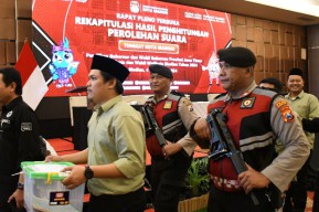 Polres Madiun Kota Terjunkan 174 Personel Gabungan, Amankan Pleno Rekapitulasi Hitung Suara