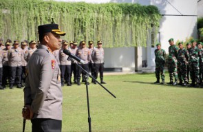 Polresta Banyuwangi Siagakan Ratusan Personel Gabungan, Amankan Rekapitulasi Hitung Suara Pilkada 2024