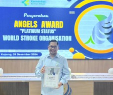 Luar Biasa, RSUP Terima Penghargaan Angels Award Kategori Platinum Dari World Stroke Organisation