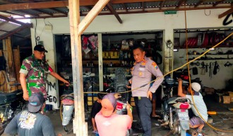 Jaga Harkamtibmas Jelang Perayaan Malam Tahun Baru, Polsek Modung Laksanakan Himbauan Larangan Knalpot Brong