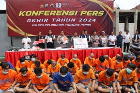 Sepanjang Tahun 2024, Polres Pelabuhan Tanjung Perak Ungkap 1.162 Kasus Krimimal
