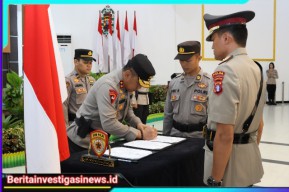 Sertijab Dipimpin Kapolda Kalteng, Jabatan Dirintelkam, Dirpolairud dan 4 Kapolres Resmi Berganti