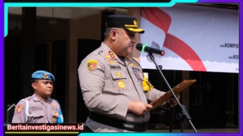 Kapolres Pelabuhan Tanjung Perak Pimpin Sertijab Dua Kapolsek dan Kasat Binmas