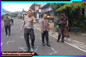Polda Jatim Gunakan Alat Canggih Untuk Olah TKP Laka Bus di Kota Batu