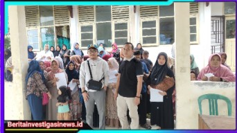 Penyaluran P3KE Kecamatan Cibitung Berjalan Lancar
