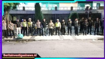 Bersihkan Gangster dan Kejahatan Malam di Surabaya, Kapolsek Simokerto Gelar Patroli 97 Jogoboyo