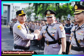 Pisah Sambut Anggota Polrestabes Surabaya : Kombes Pol Luthfie Sulistiawan Hadirkan Semangat Segar