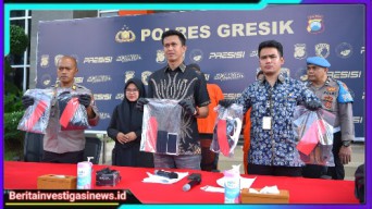 Polisi Berhasil Tangkap Tersangka Perampokan di Perum De Naila Gresik