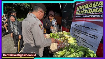 Harkamtibmas Polresta Banyuwangi Sambang Warga Gelorakan Mayur Kamtibmas