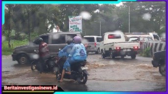 Potret Parahnya Kerusakan Jalan di Tugu Zero Point Minahasa Utara, Banyak Pengendara Hampir Celaka
