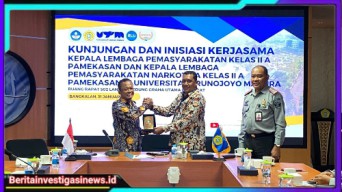 Lapas Narkotika Kelas IIA Pamekasan Hadiri Kunjungan dan Inisiasi Kerjasama di Gedung Graha Utama Universitas Trunojoyo