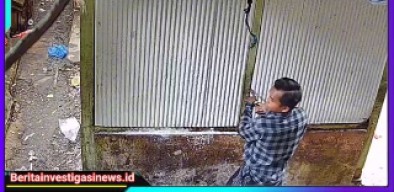 Maling Tepung Terekam CCTV Hingga Viral, Seorang Pemuda Asal Burneh Diciduk Satreskrim Polres Bangkalan
