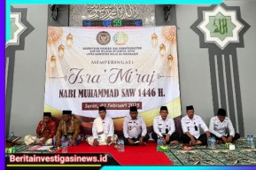 Lapas Narkotika Kelas IIA Pamekasan Gelar Peringatan Isra Mi'raj : Cahaya Ilahi di Balik Jeruji