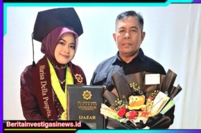 Marissa Della Puspita, S. Hum. Resmi Sandang Gelar Sarjana, Lulusan Terbaik Dari Universitas Sunan Ampel Surabaya