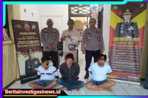 Polres Probolinggo Ringkus Tiga Tersangka Sindikat Pembobol ATM Asal Lampung