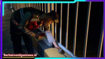 Antisipasi Adanya Lilitan Benang di Suramadu, Sat Samapta Polres Bangkalan Lakukan Patroli