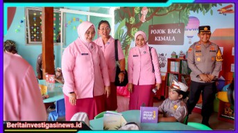 Ketua YKB Jatim Ade Imam Sugianto Kunjungi TK Kemala Bhayangkari 23 Lumajang, Berikan Makan Bergizi Gratis