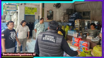 Jelang Ramadhan, Polres Probolinggo Lakukan Pengecekan LPG di SPBE, Pastikan Stok Aman