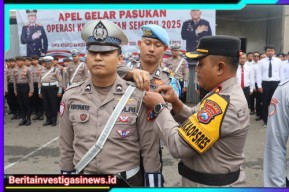 Apel Gelar Pasukan Operasi Keselamatan Semeru 2025 Digelar di Polres Pelabuhan Tanjung Perak
