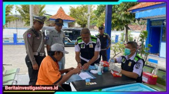 Operasi Keselamatan Semeru 2025, Polres Kediri Gelar Tes Urine di Terminal Pare