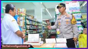 Monitoring Bapokting, Polres Ngawi dan Tim Satgas Pangan Sidak Pasar dan Swalayan