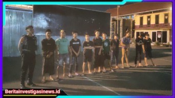 Patroli Perintis Presisi Polres Pelabuhan Tanjung Perak Mitigasi Kamtibmas Menjelang Ramadan, 10 Pemuda Pesta Miras Diamankan