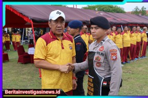 Perkuat Soliditas, Polda Kalteng Gelar Olahraga Bersama Sekaligus Beri Pelatihan Dapur Lapangan Bagi Personel Brimob dan Samapta