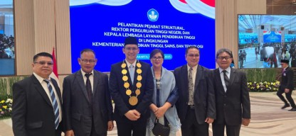 Joseph Kambey Resmi Dilantik Jadi Rektor Unima Yang Baru
