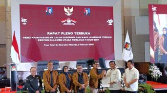 KPU Tetapkan Yulius Selvanus - Victor Mailangkay Gubernur dan Wagub Sulut Terpilih