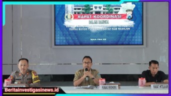 Pastikan Stok Aman, Polres Nganjuk Gelar Rakor Stabilitas Harga Jelang Ramadhan