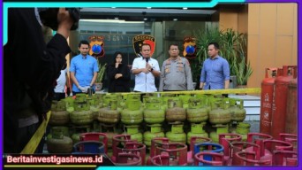 Polda Jatim Berhasil Ungkap Kasus Oplos LPG di Jombang, Empat Tersangka Diamankan