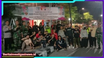IPSI Kertosono Pasang Benner Ucapan Ramadhan, Kapolres Nganjuk: Bentuk Solidaritas dan Komitmen Jaga Kondusifitas