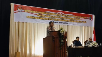 Polda Sulut dan KPU Koordinasi Persiapan PSU di Kepulauan Talaud