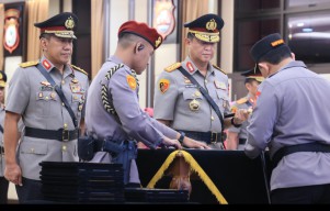 Sertijab dipimpin Kapolri, Irjen Iwan Kurniawan Resmi Jabat Kapolda Kalteng