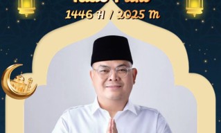 Idhul Fitri 1446 H, Ketua Fraksi Gerindra DPRD Sulut Louis Schramm Ajak Pererat Tali Silahturami