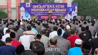 Lapas Narkotika Kelas IIA Pamekasan Gelar Shalat Ied Berjamaah 