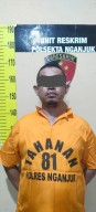 Polisi Amankan Pria Bersenjata Tajam di Ganungkidul Nganjuk 