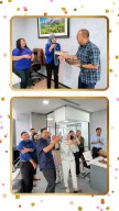 Riko Laksana mengucapkan Selamat Ulang Tahun kepada Fafan Fahmirullah