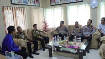 Pererat Sinergi, Kapolres Nganjuk Sambangi Kejari dan PN Nganjuk