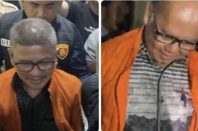 Terjerat Kasus Dana Hibah Sinode GMIM, Wajah FK dan JK Terlihat Pasrah Saat Ditahan Penyidik Polda Sulut