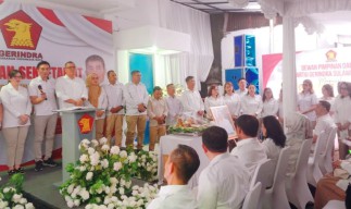 Louis Carl Scrhamm Hadiri Persesmian Sekrtariat DPD Partai Gerindra Sulut