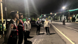 Polresta Banyuwangi Gelar Patroli Skala Besar Komitmen Beri Rasa Aman Masyarakat