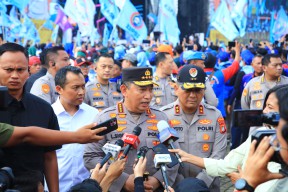 Hadiri Hari Buruh di Monas, Kapolri Tegaskan Beri Pengamanan-Pelayanan Maksimal May Day