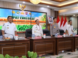 Perkuat Sinergi dan Komitmen, Polda Kalteng Gelar Rapat Evaluasi Program Ketahanan Pangan