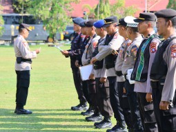 Pastikan Kesiapan Pengamanan May Day Fiesta, Polda Kalteng Gelar Apel Siaga