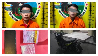 Polres Nganjuk Tangkap 4 Pengedar Pil LL, Ribuan Butir Disita, DPO Masih Diburu