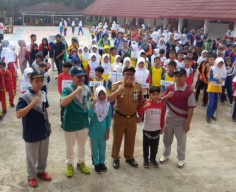 Sinergi inovatif Dan Kreatif Dalam O2SN Kecamatan Cibaliung 2025 SDN Sukajadi 1 Berperan Sebagai Panitia