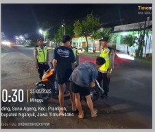 Amankan Akhir Pekan, Polres Nganjuk Gencarkan Patroli SREG Skala Besar