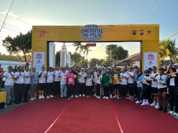 Semarak Fun Run Wujud Sinergitas TNI-Polri Bersama Masyarakat Peringati Hari Bhayangkara ke-79 di Magetan