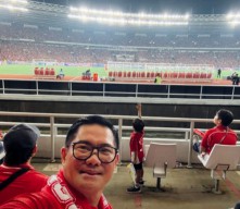 Ketua Asprov PSSI Sulut Joune Ganda Hadiri Laga Indonesia vs China, Tegaskan Semangat Nasionalisme di GBK